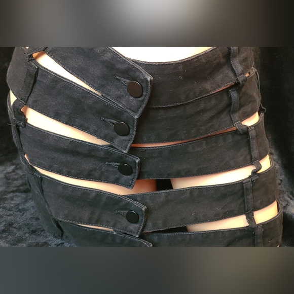 Poster Girl Wrap Strappy Skirt With Pockets Size Medium - Picture 4 of 9